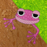 Troy the Tree Frog Applique Pattern