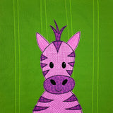 Zulima Zebra Applique Pattern