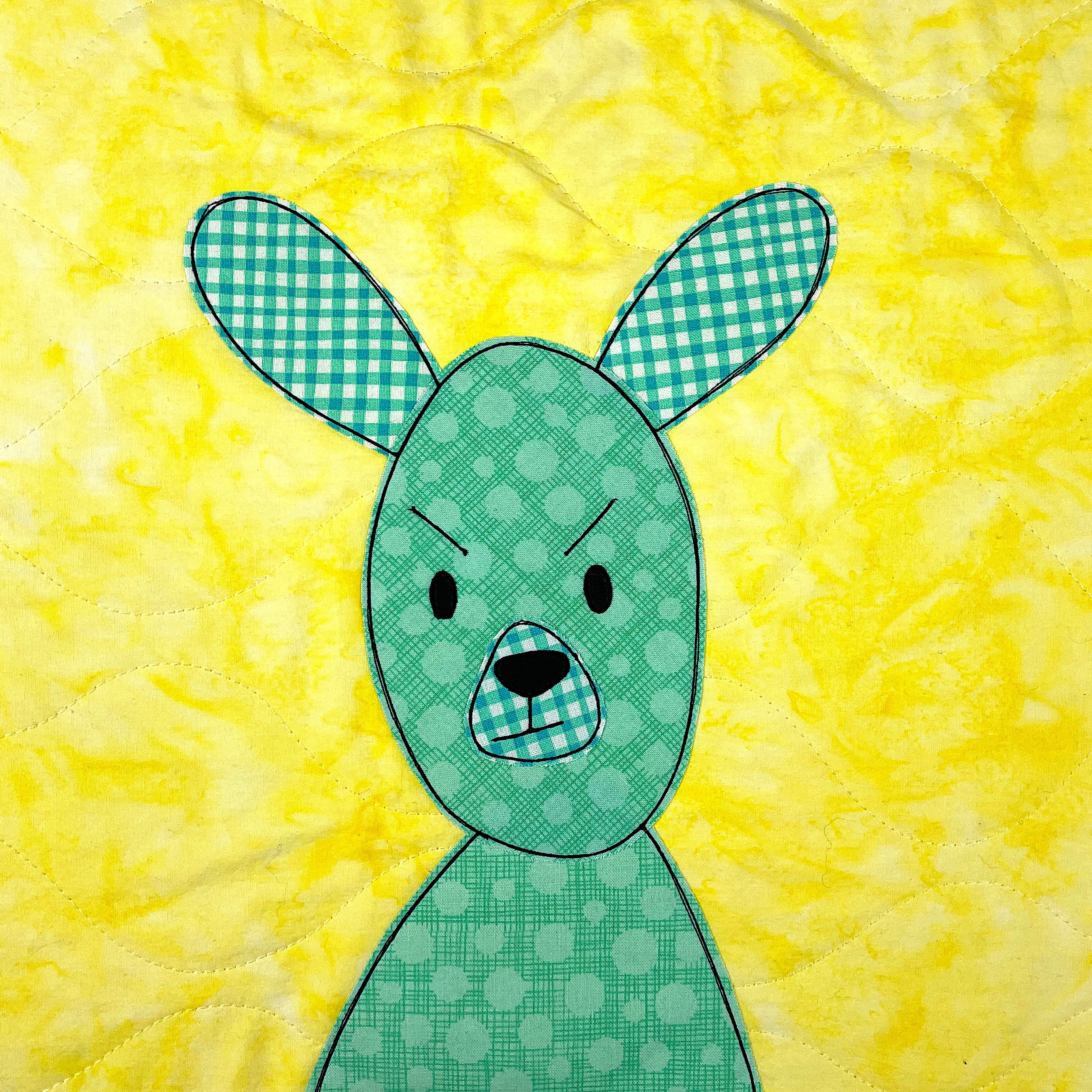 Bunny Hop Applique Pattern