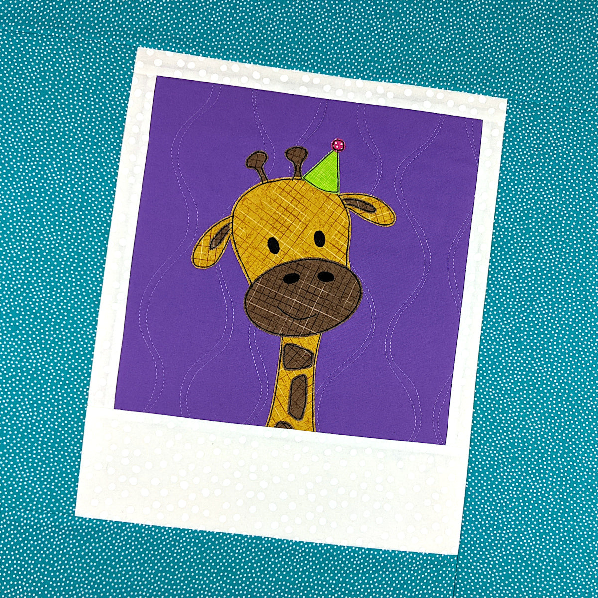 Ginny Giraffe Applique Pattern