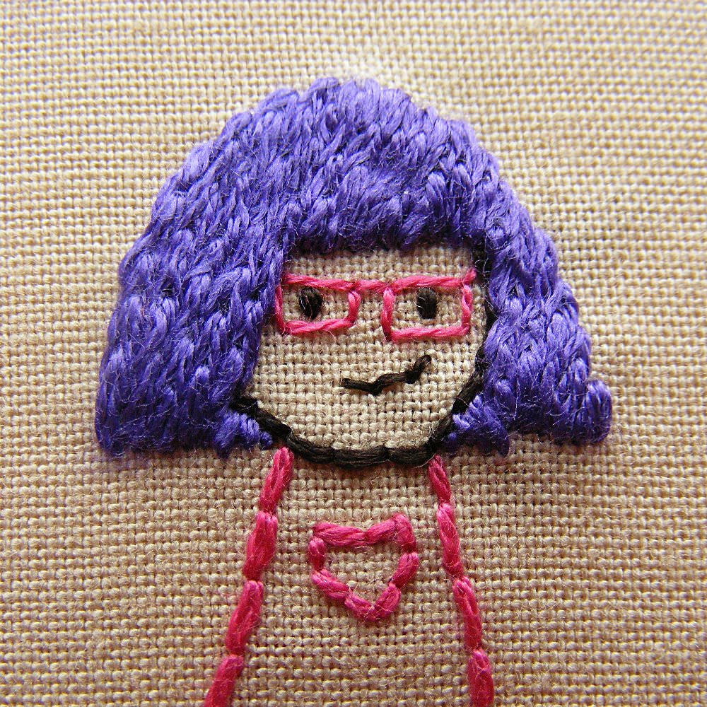 Kiddie Cameos embroidery pattern