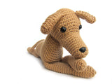 Gabrielle the Greyhound Crochet Amigurumi Pattern