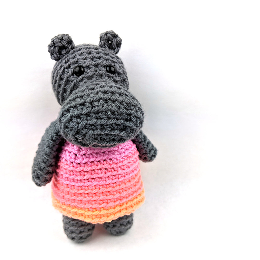Hayley Hippo Crochet Amigurumi Pattern