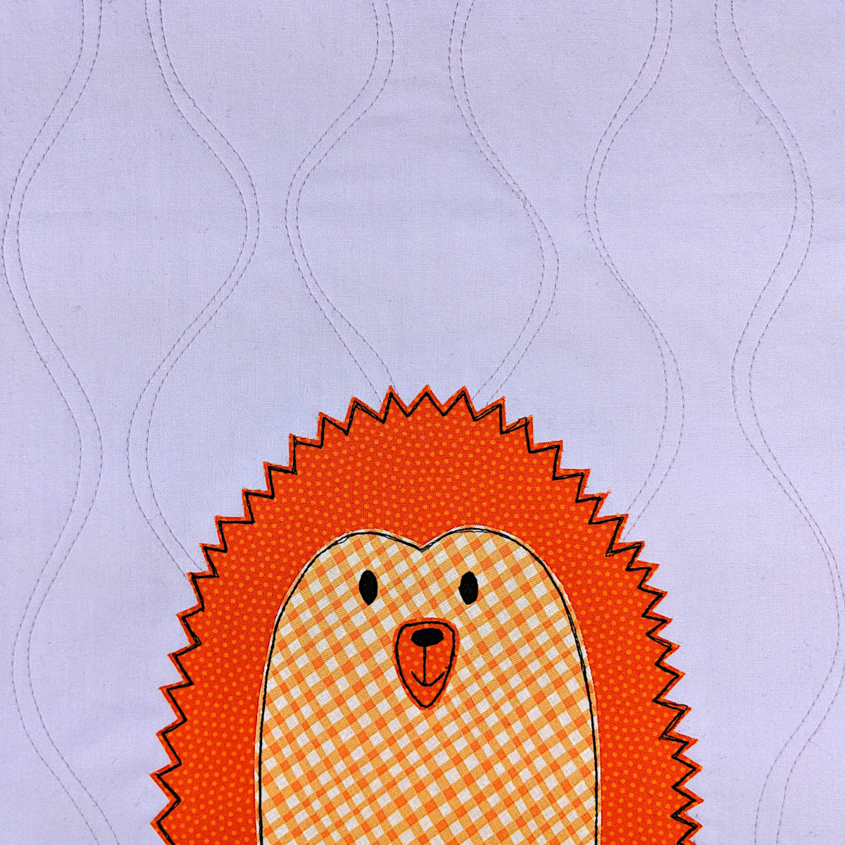 Heidi Hedgehog Applique Pattern