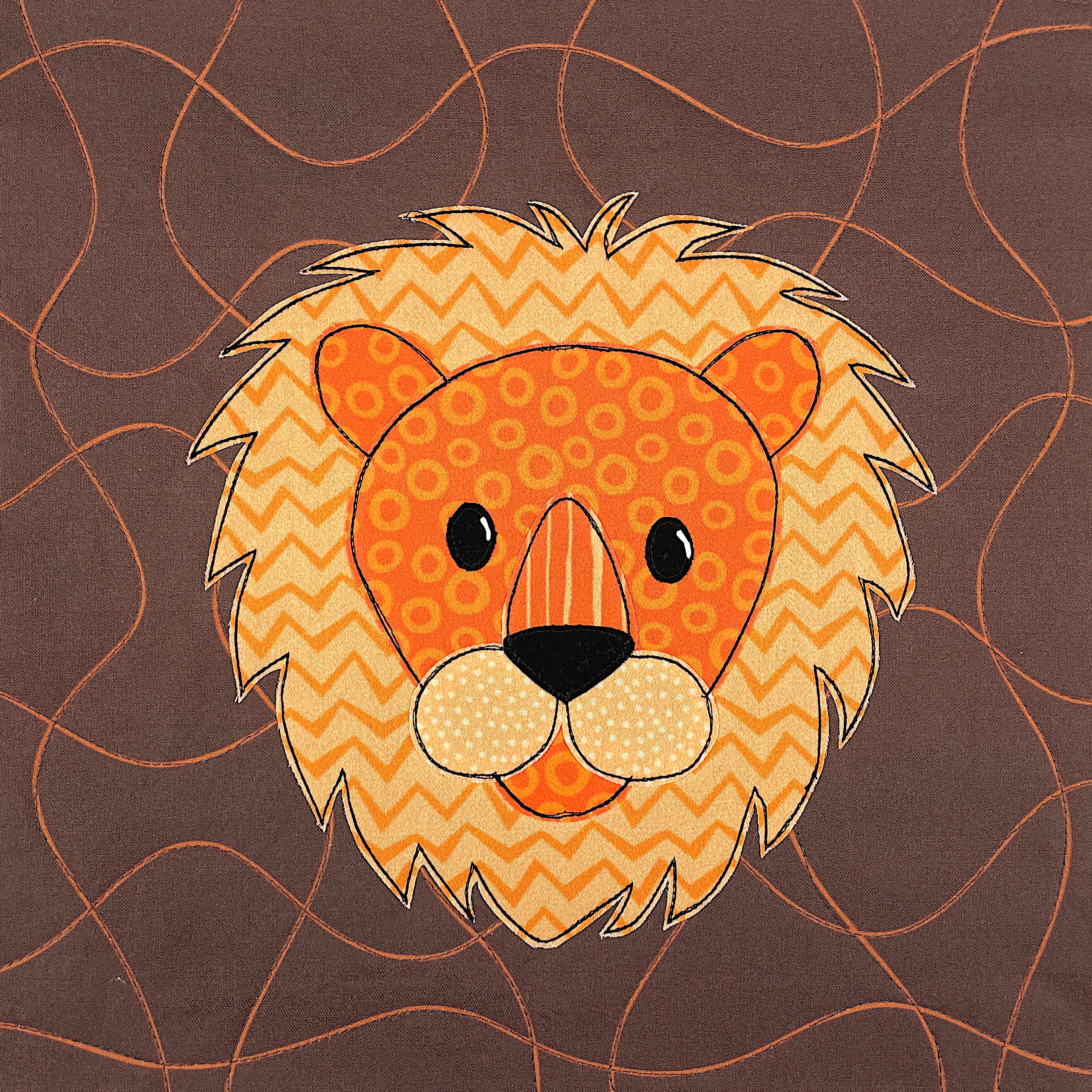 Lydia Leopard Applique Pattern