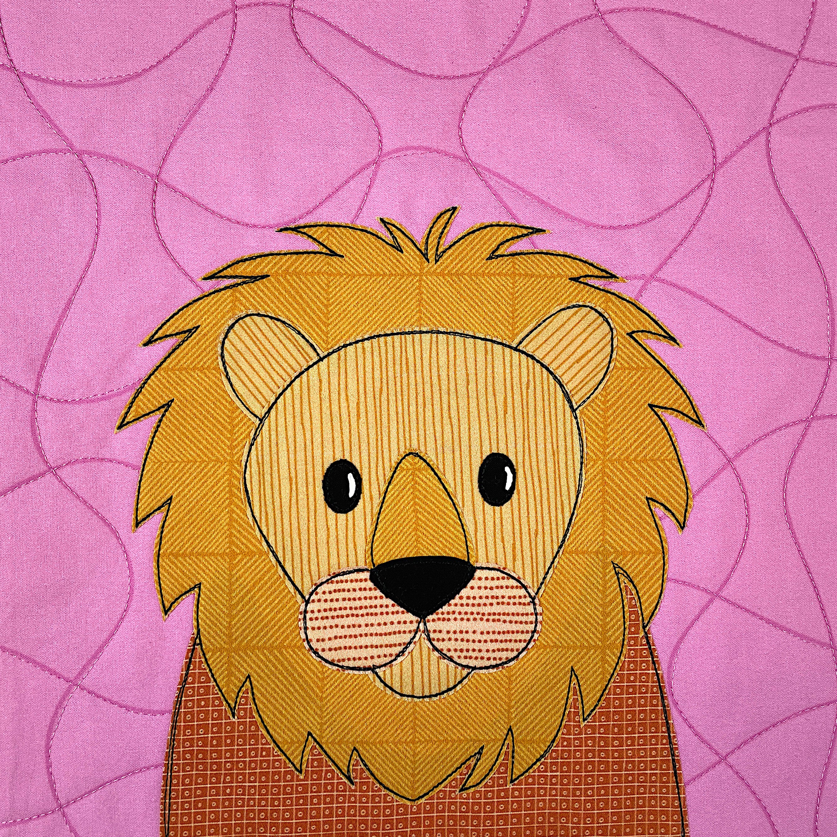 Lydia Leopard Applique Pattern