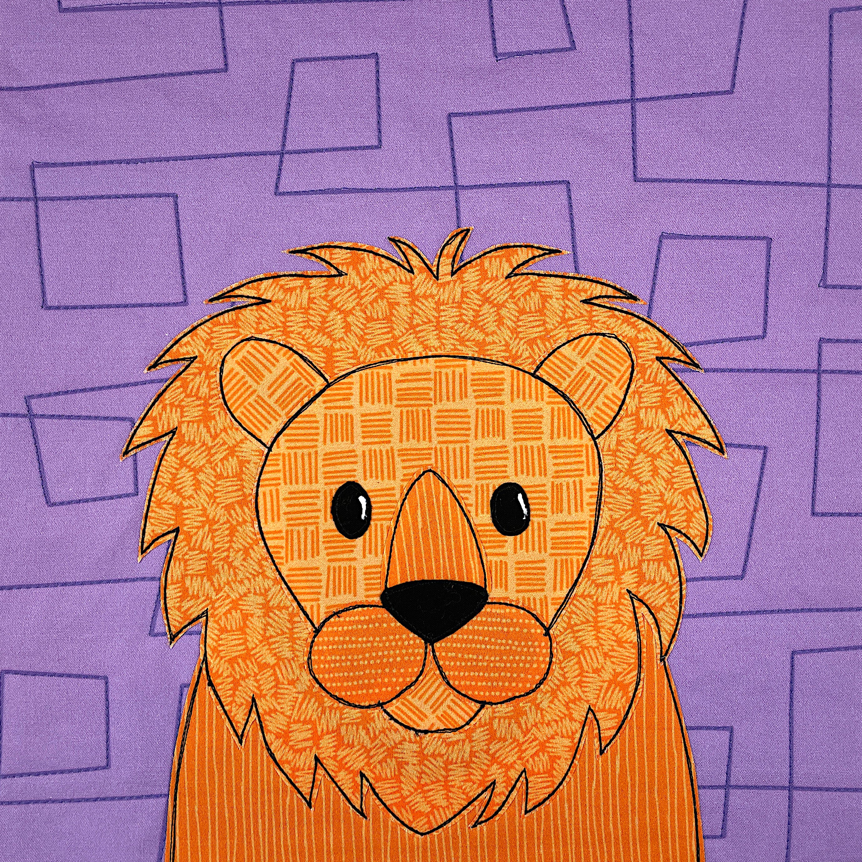 Lydia Leopard Applique Pattern
