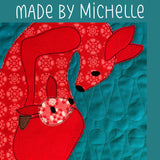 Mama and Baby Kangaroo Applique Pattern