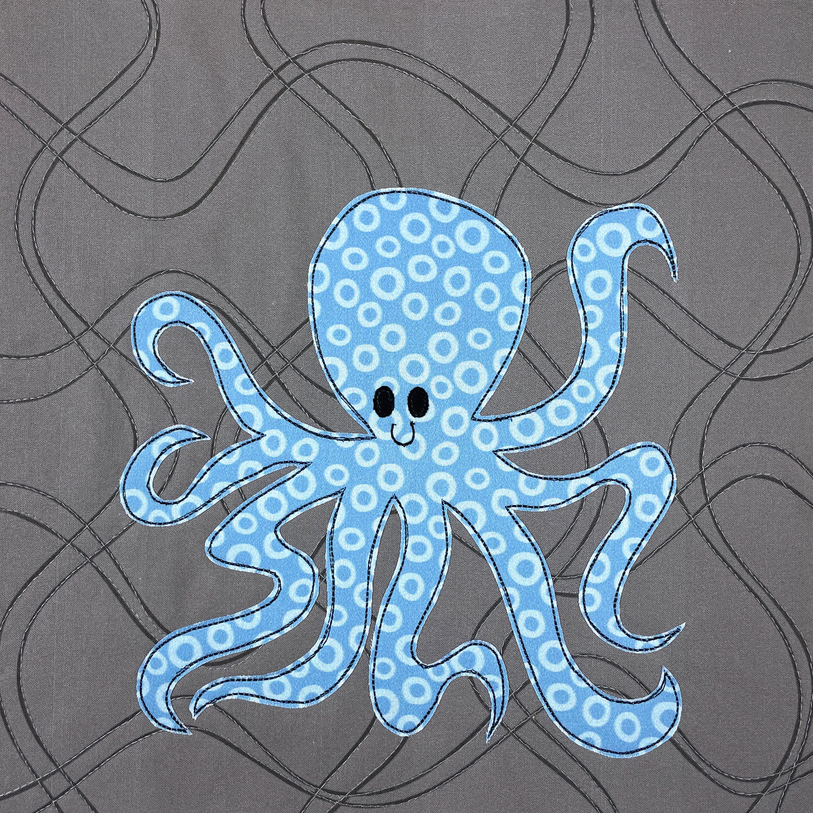 Oswin Octopus Applique Pattern