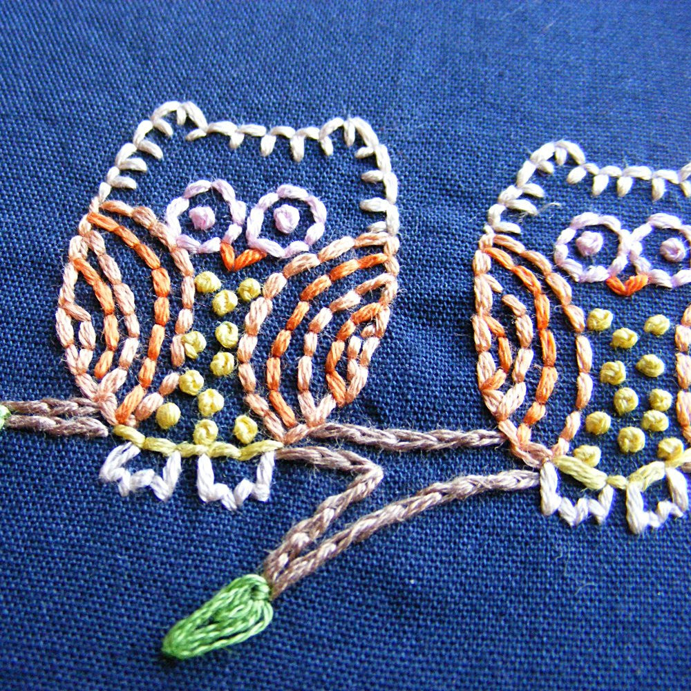 Night Owls embroidery pattern