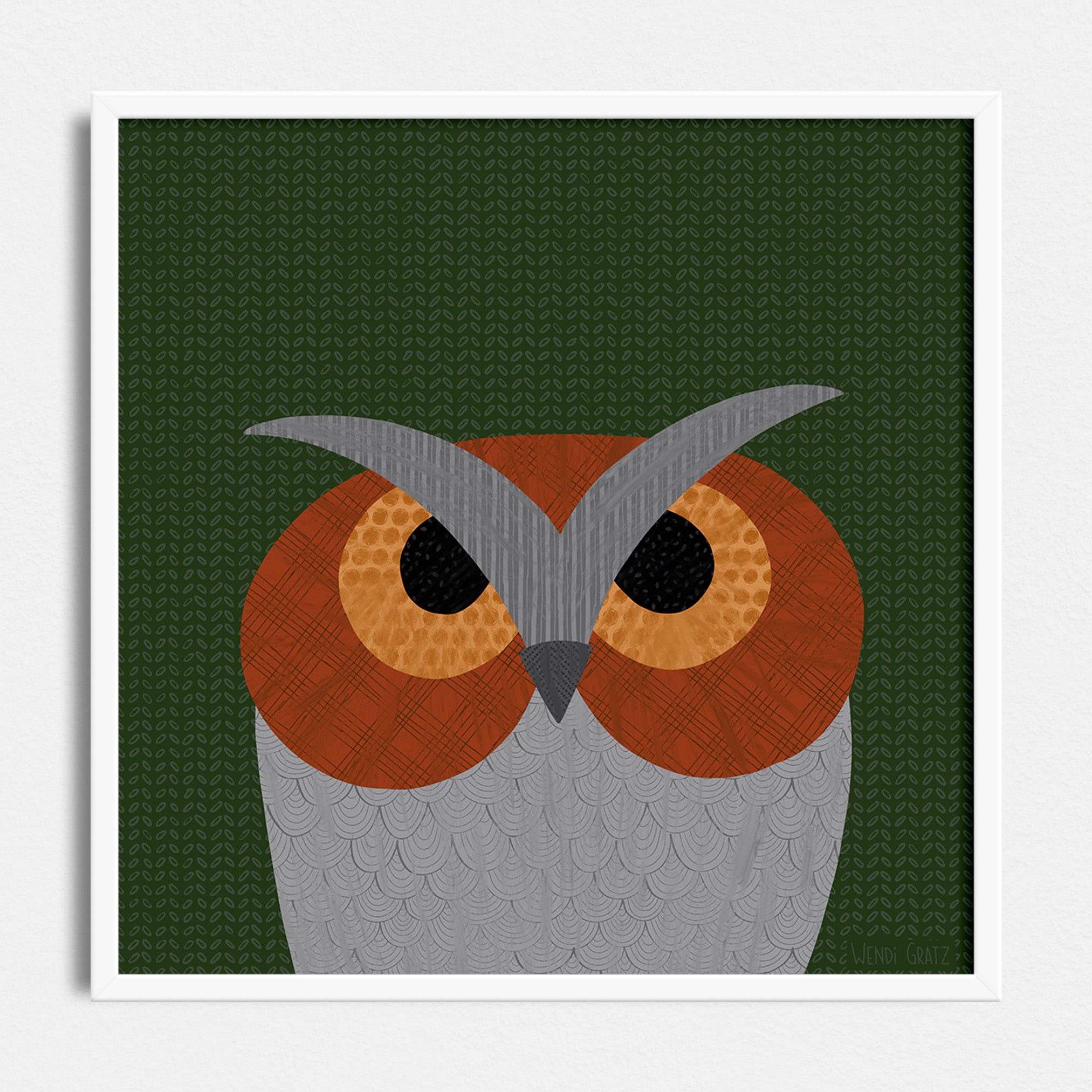 Owl - Art Printables - Painted Style