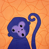 Silas the Spider Monkey Applique Pattern