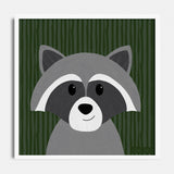 Raccoon - Art Printables - Painted Style