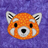 Reena the Red Panda Applique Pattern