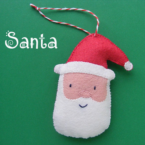 Santa Ornament Pattern