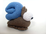 Martin the Snail Crochet Amigurumi Pattern