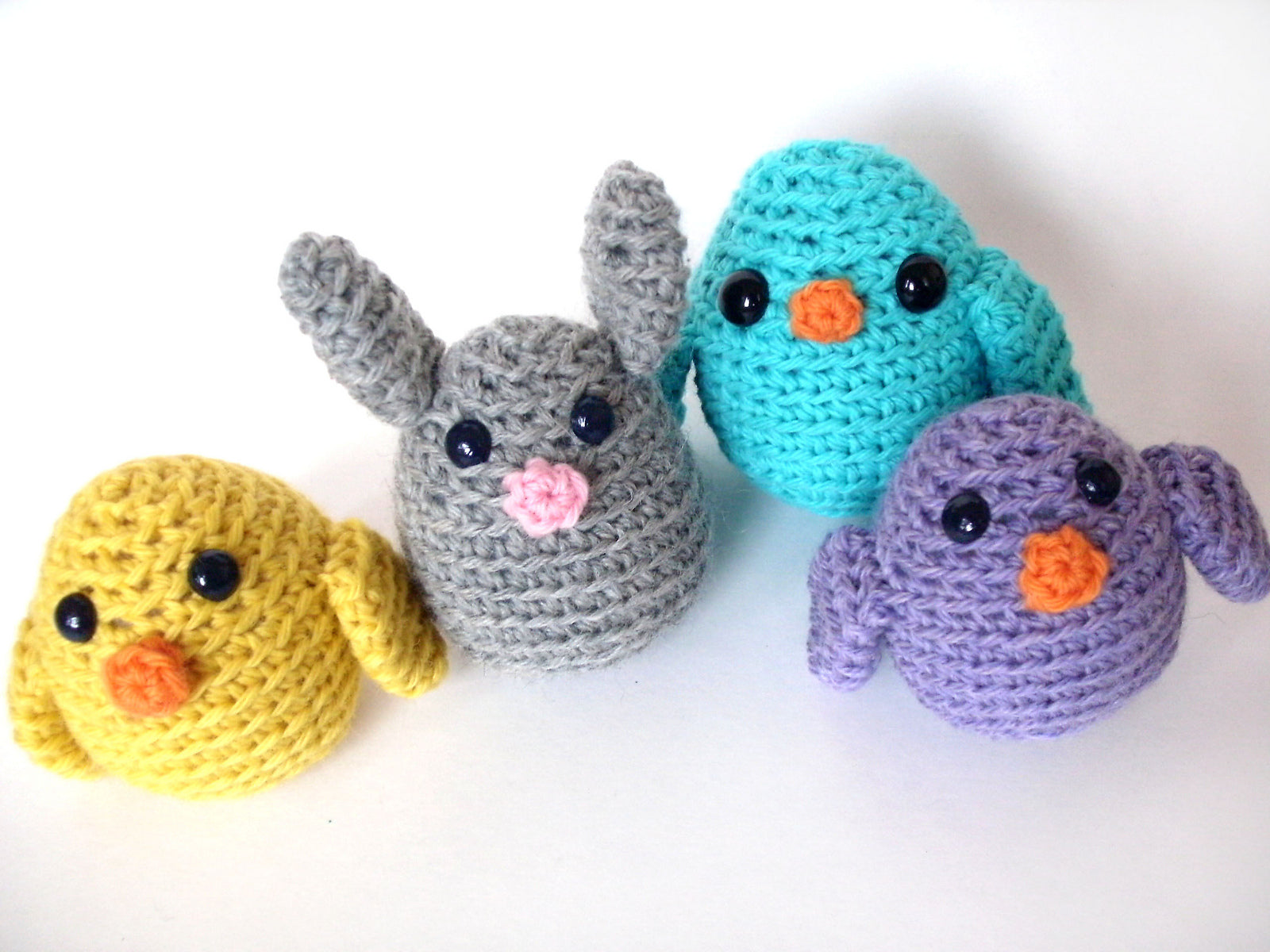 Pippi and Pippa Bunny and Chick Crochet Amigurumi Pattern