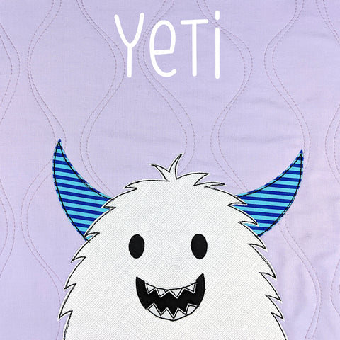 Yeti Applique Pattern