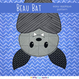 Beau Bat Applique Pattern