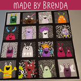 Grid with Sashing and Borders Quilt Layout Guide