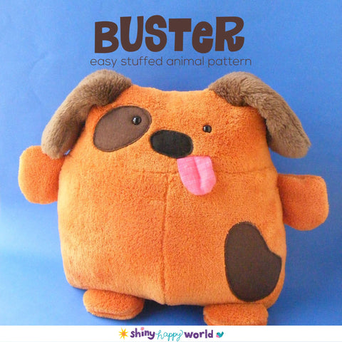 Buster - a dog stuffed animal pattern