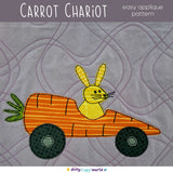 Carrot Chariot Applique Pattern