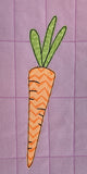 Corn and Carrot Applique Quilt Pattern