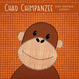 Chad Chimpanzee Applique Pattern