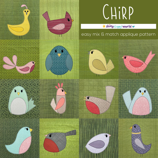 Chirp - a Bird Quilt Pattern Workshop