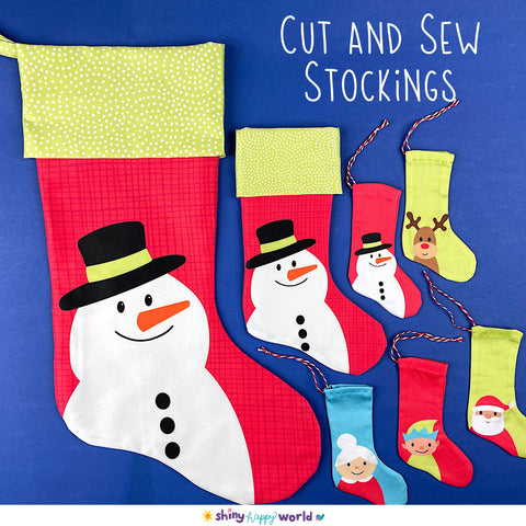 Cut & Sew Christmas Stockings