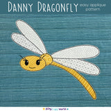 Danny Dragonfly Applique Pattern