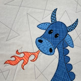 Darius Dragon Applique Pattern