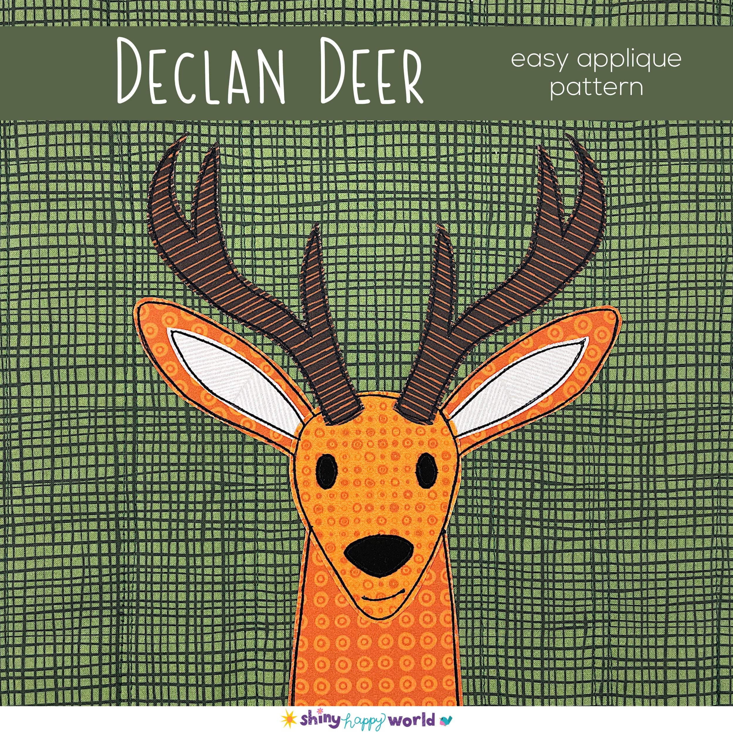 Declan Deer Applique Pattern