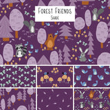 Forest Friends - Shade - Fabric Collection