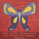 Moths Applique Quilt Pattern Bundle
