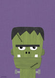 Frankenstein - printable art - collage style