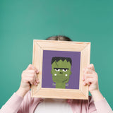 Frankenstein - printable art - collage style