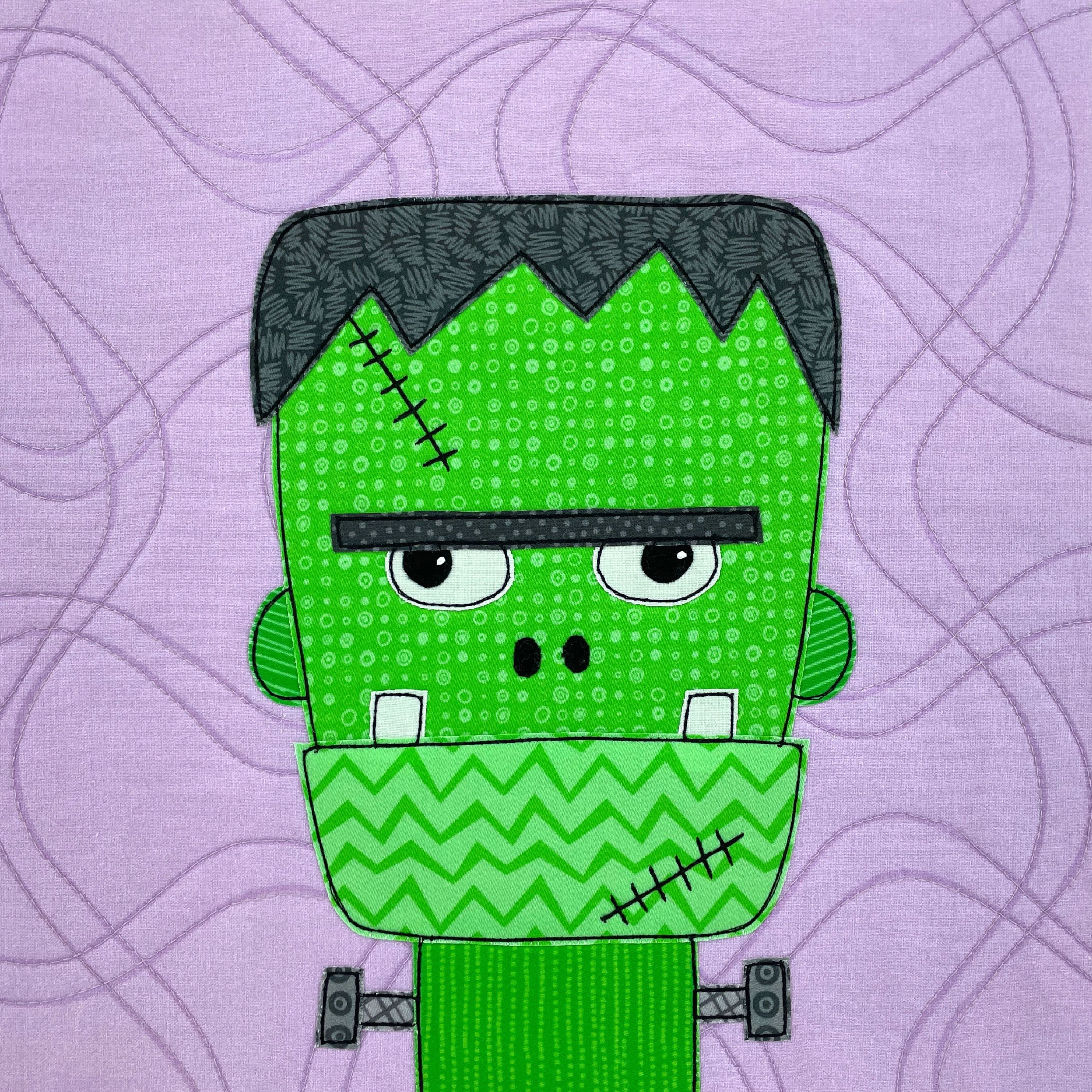 Frank Monster Applique Pattern