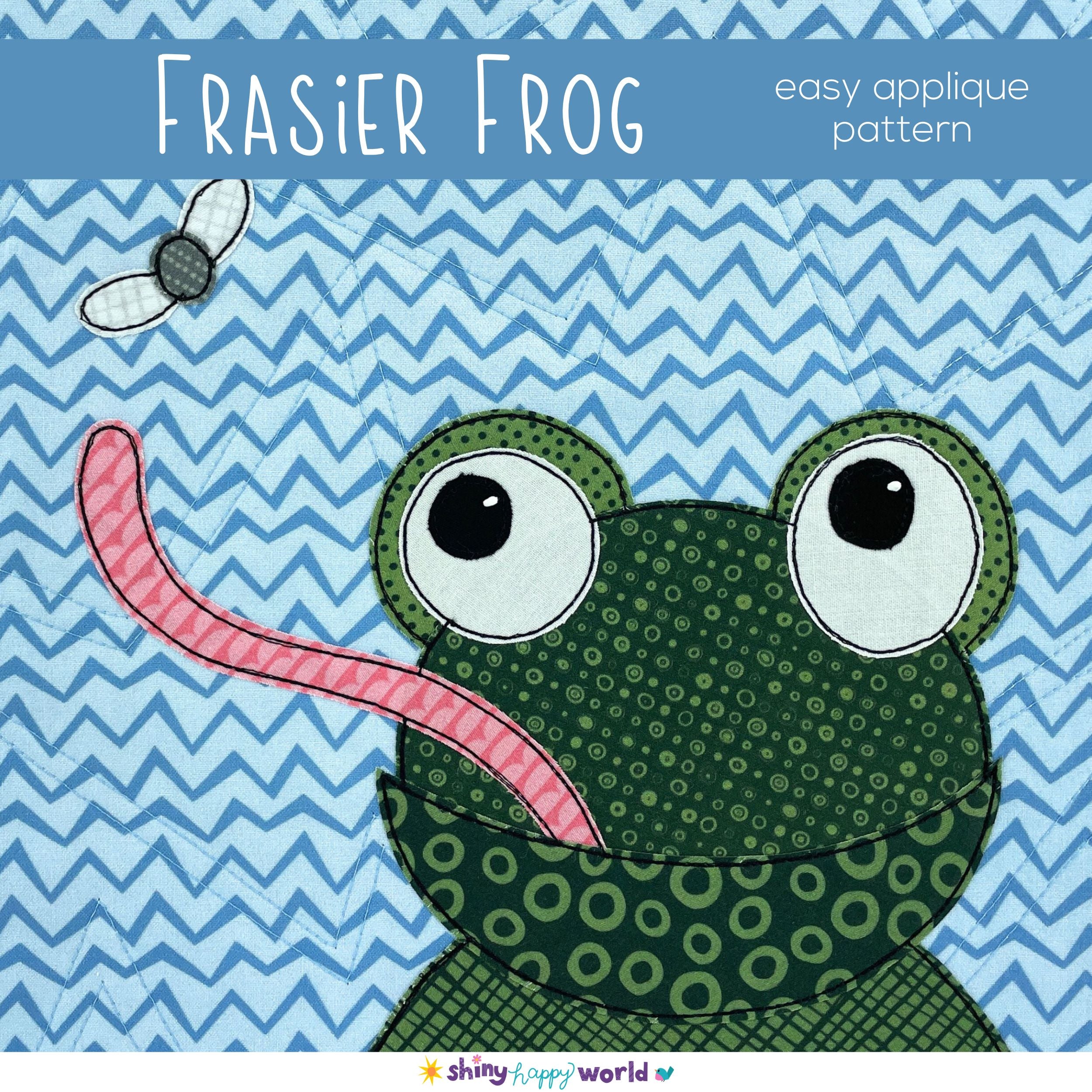 Frasier Frog Applique Pattern