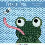 Frasier Frog Applique Pattern