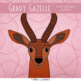 Grady Gazelle Applique Pattern