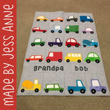 Beep! Beep! Cars and Trucks Quilt Pattern