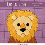 Lucien Lion Applique Pattern