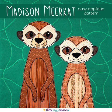 Madison Meerkat Applique Pattern