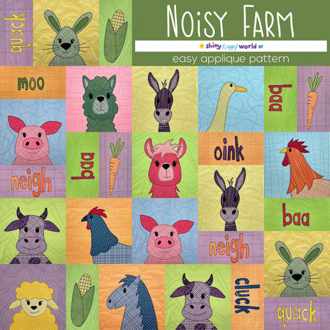 Noisy Farm Applique Pattern Bundle