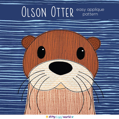 Olson Otter Applique Pattern