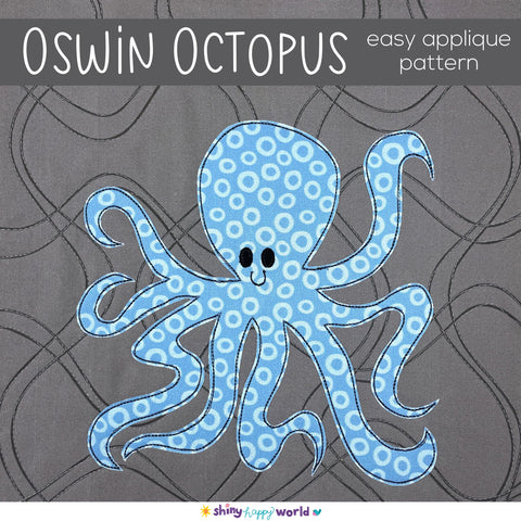 Oswin Octopus Applique Pattern