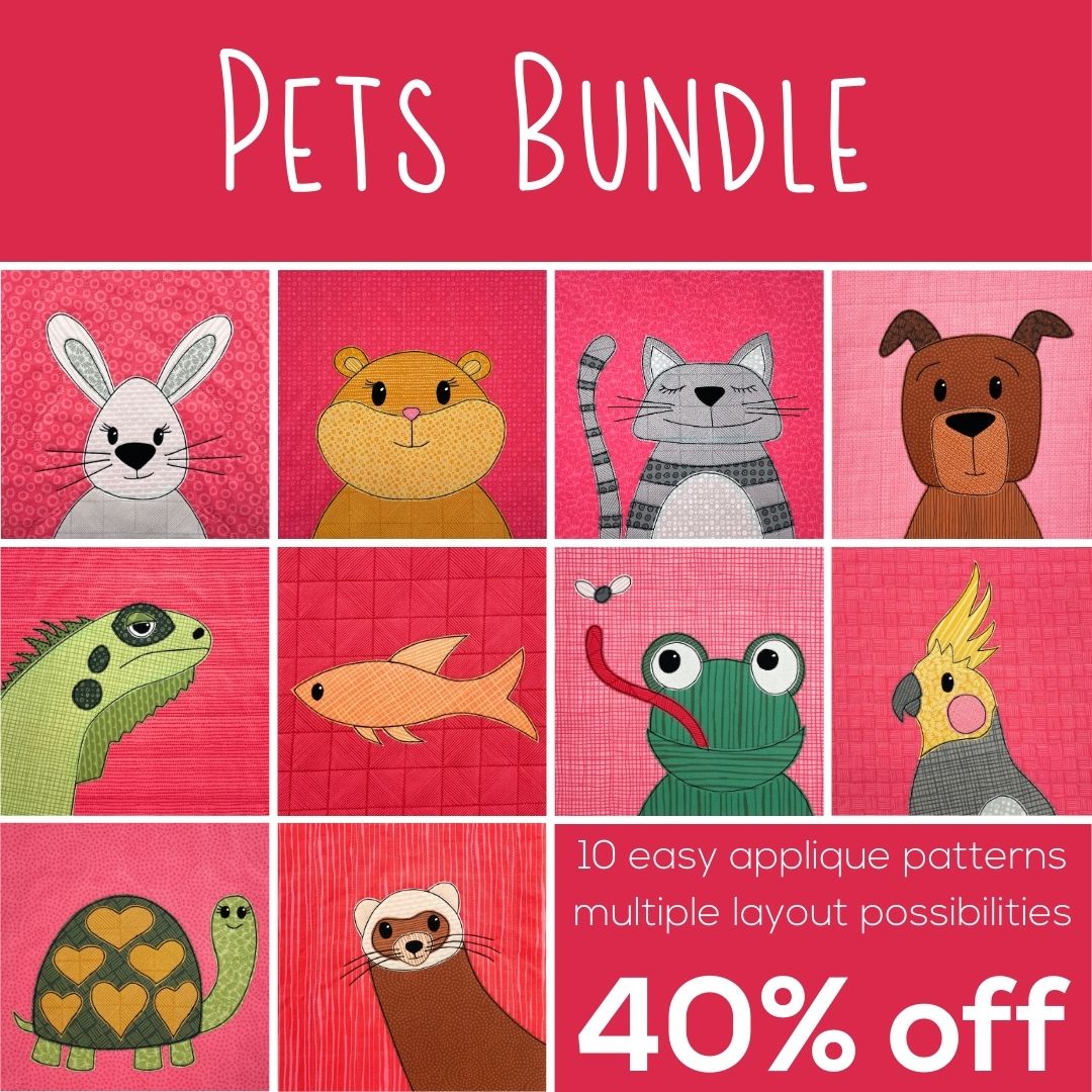 Fidget Ferret Applique Pattern