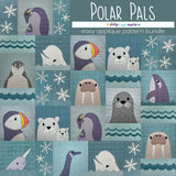 Polar Pals Applique Quilt Pattern Bundle