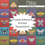 Moth Applique Patterns - Fusible Template Pages (US only)